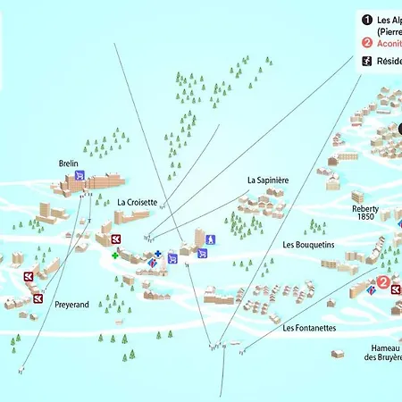 Apartahotel Résidence Pierre&vacances Premium Les Alpages De Reberty 3*